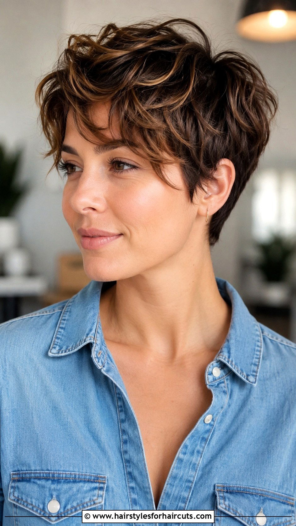 Wavy Layered Pixie - 25 best hairstyles for wavy hair - 25 best hairstyles for wavy hair