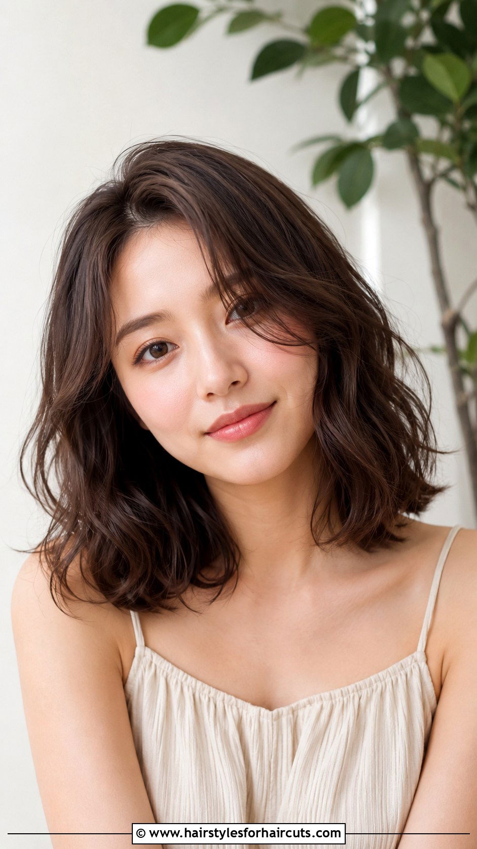 Wavy Lob Asian Hair - 25 asian haircuts - 25 asian haircuts