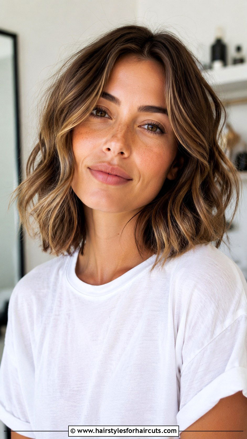 Wavy Lob Haircut - 25 haircuts elmhurst - 25 haircuts elmhurst