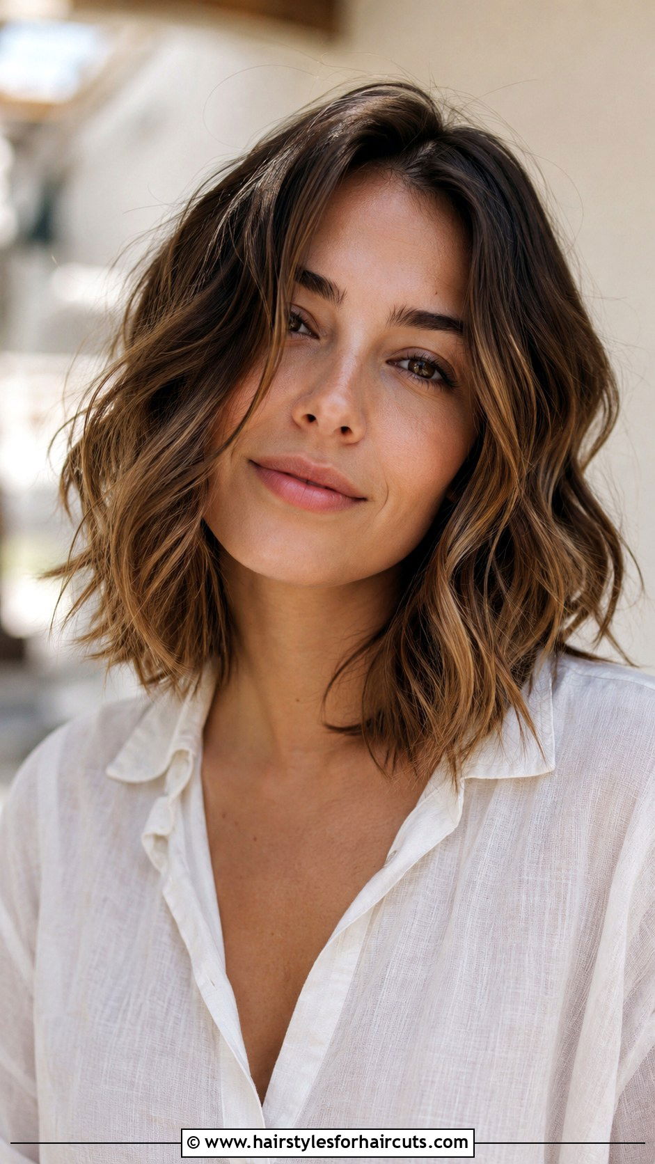 Wavy Lob Haircut - 25 haircuts out - 25 haircuts out