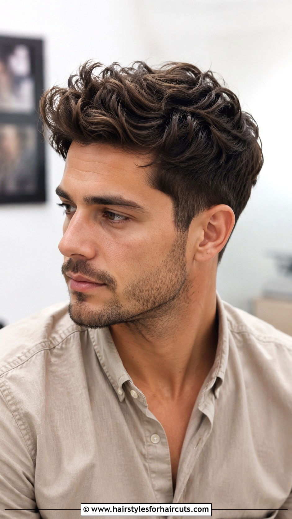 Wavy Quiff With Taper - 25 taper haircuts wavy hair - 25 taper haircuts wavy hair