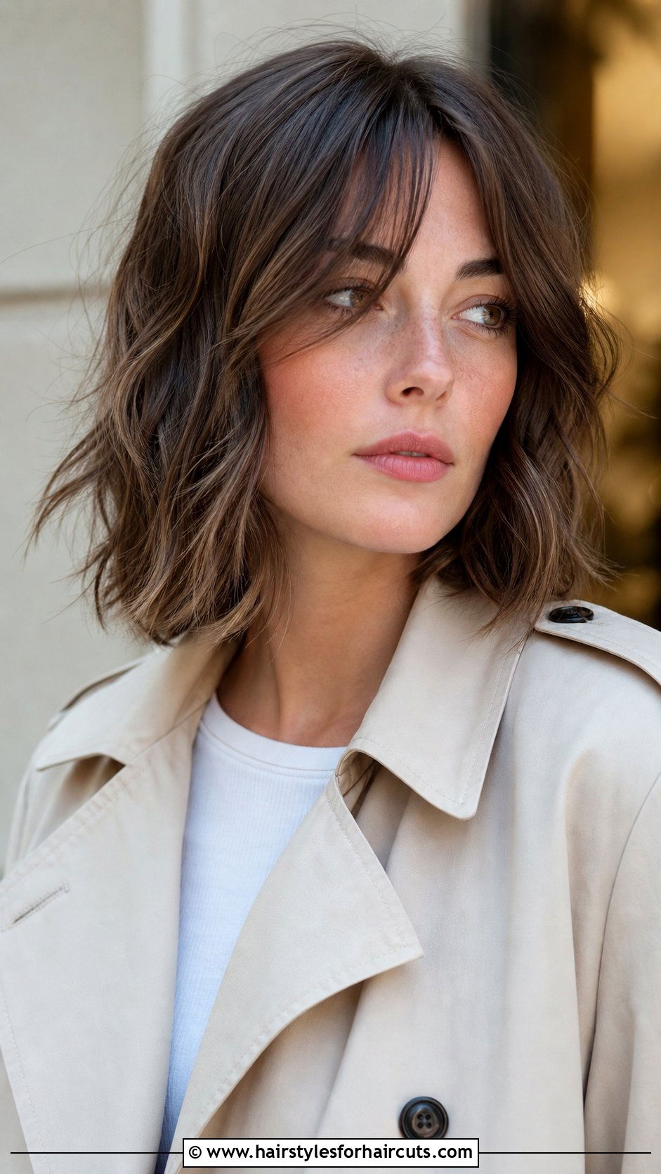 Wavy Razored Lob - 25 straight hair waves haircuts - 25 straight hair waves haircuts