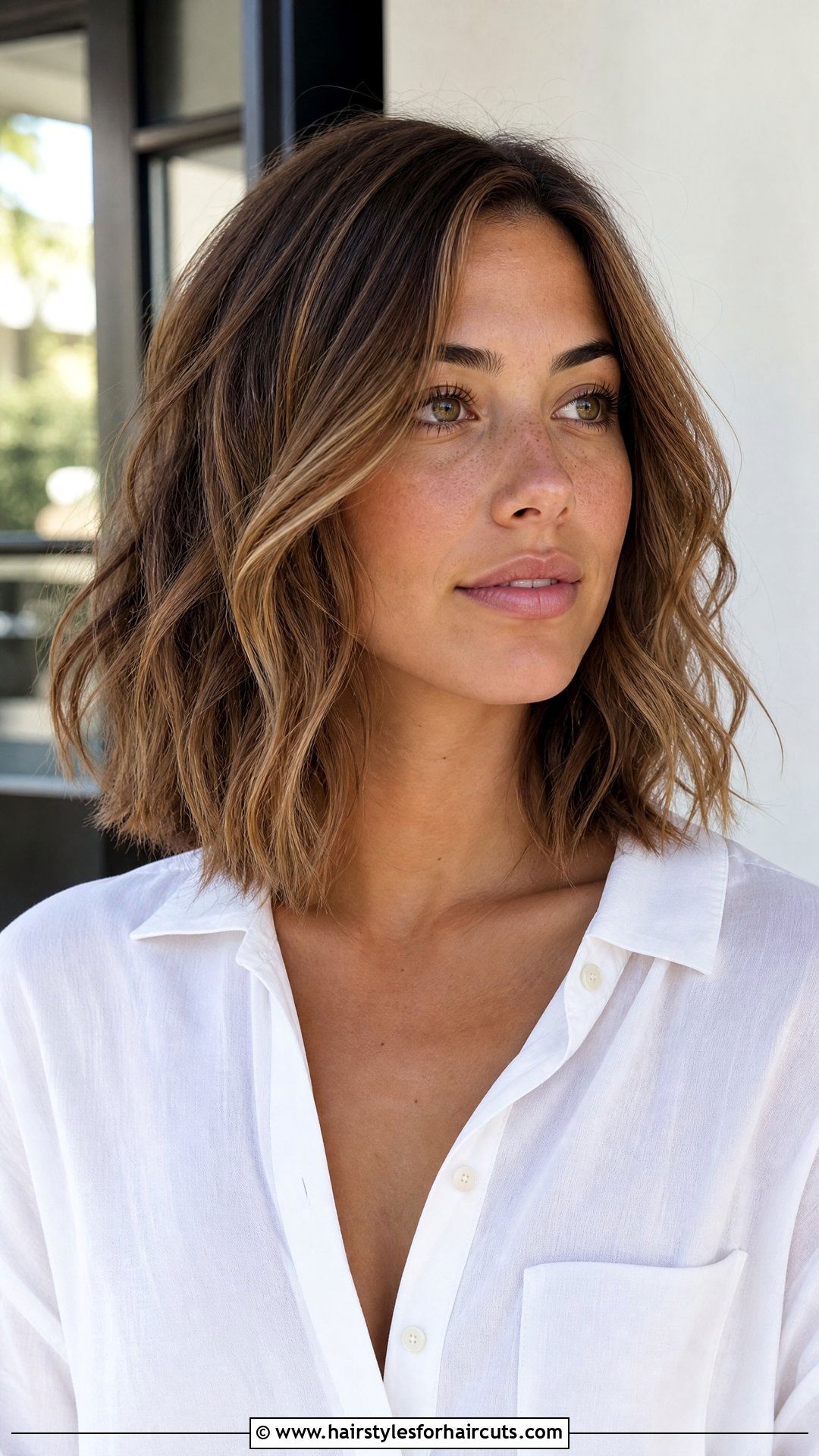 Wavy Short Lob - 25 womans short hairstyles - 25 womans short hairstyles