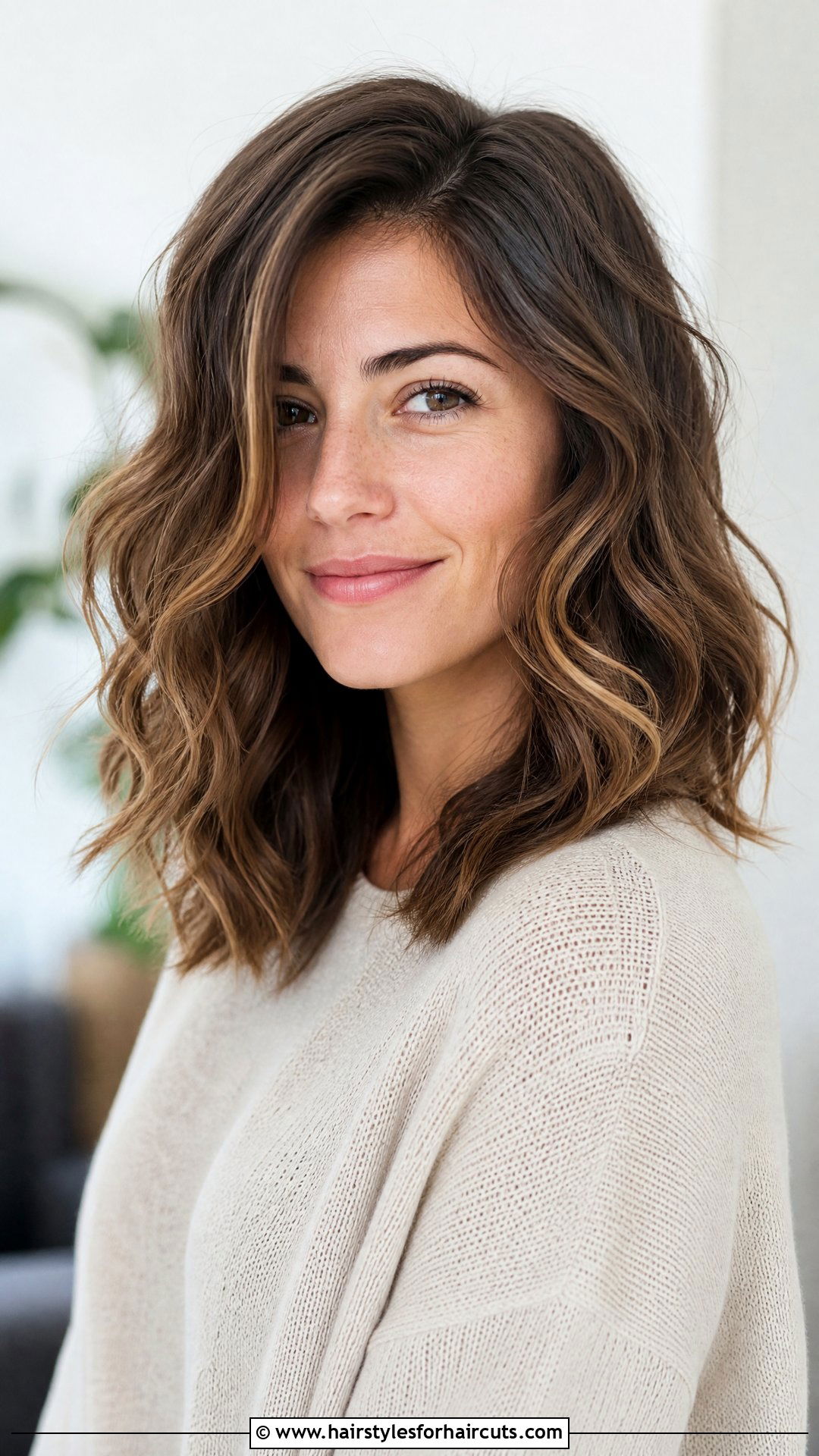 Wavy Shoulder Length Haircut - 25 hairstyles for over 60 - 25 hairstyles for over 60