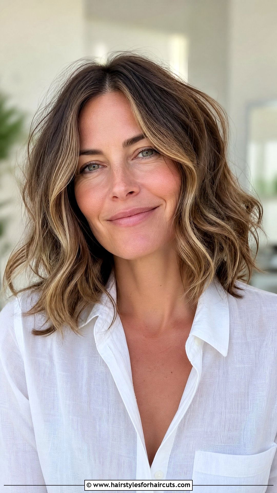 Wavy Shoulder Length Hairstyle - 25 white woman hairstyles - 25 white woman hairstyles