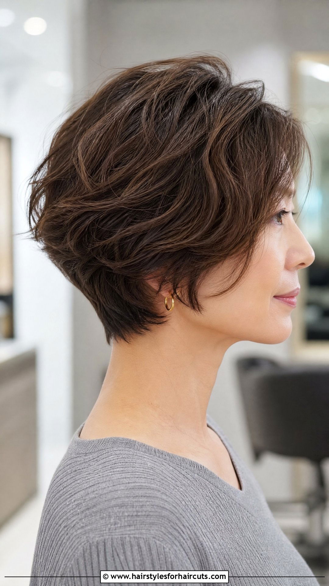 Wavy Textured Wedge Haircut - 25 best haircuts for round face wavy hair - 25 best haircuts for round face wavy hair