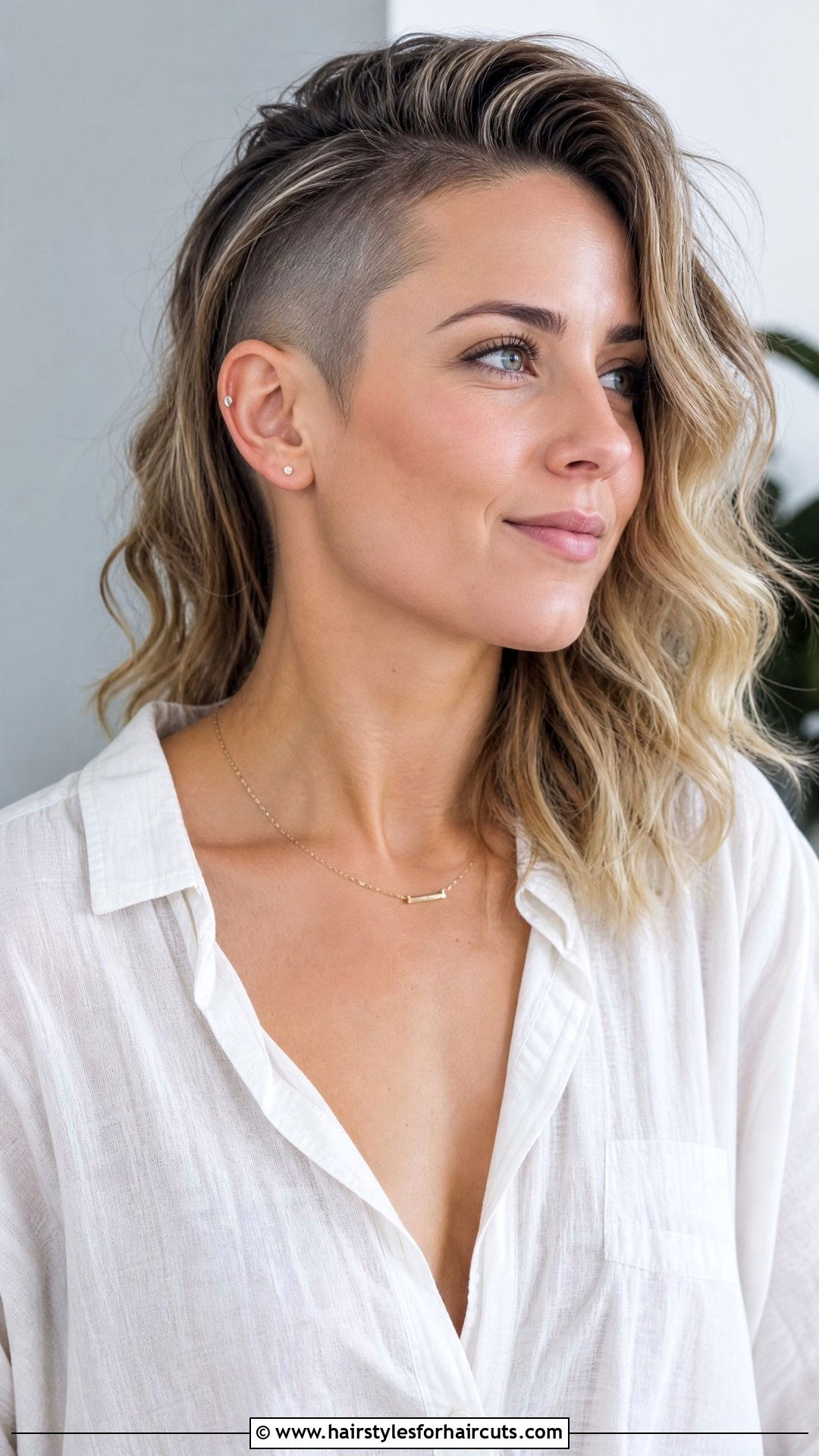 Wavy Undercut - 25 undercut hairstyles for women - 25 undercut hairstyles for women
