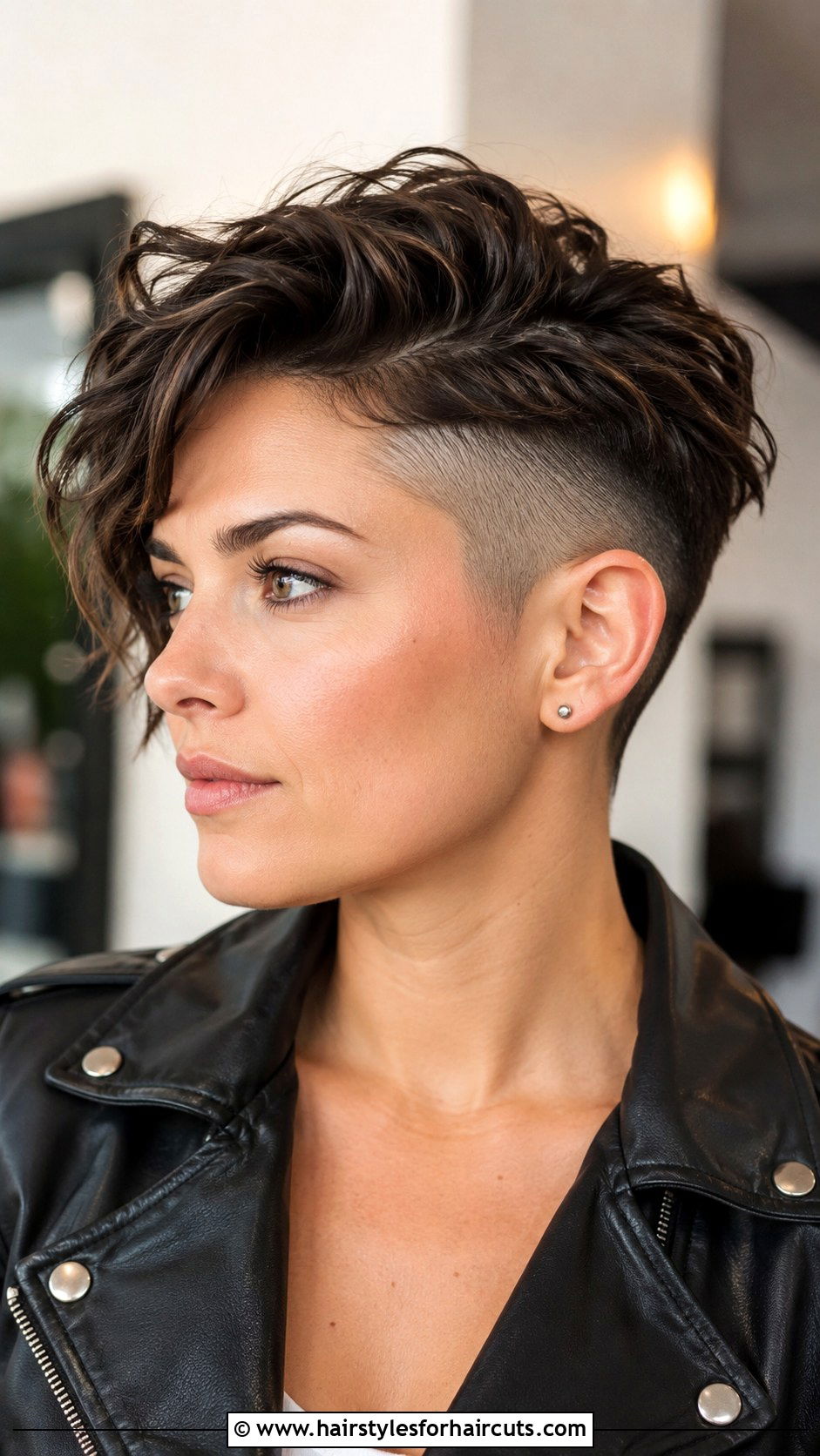 Wavy Undercut Short Hair - 25 cute hairstyles for short wavy hair - 25 cute hairstyles for short wavy hair