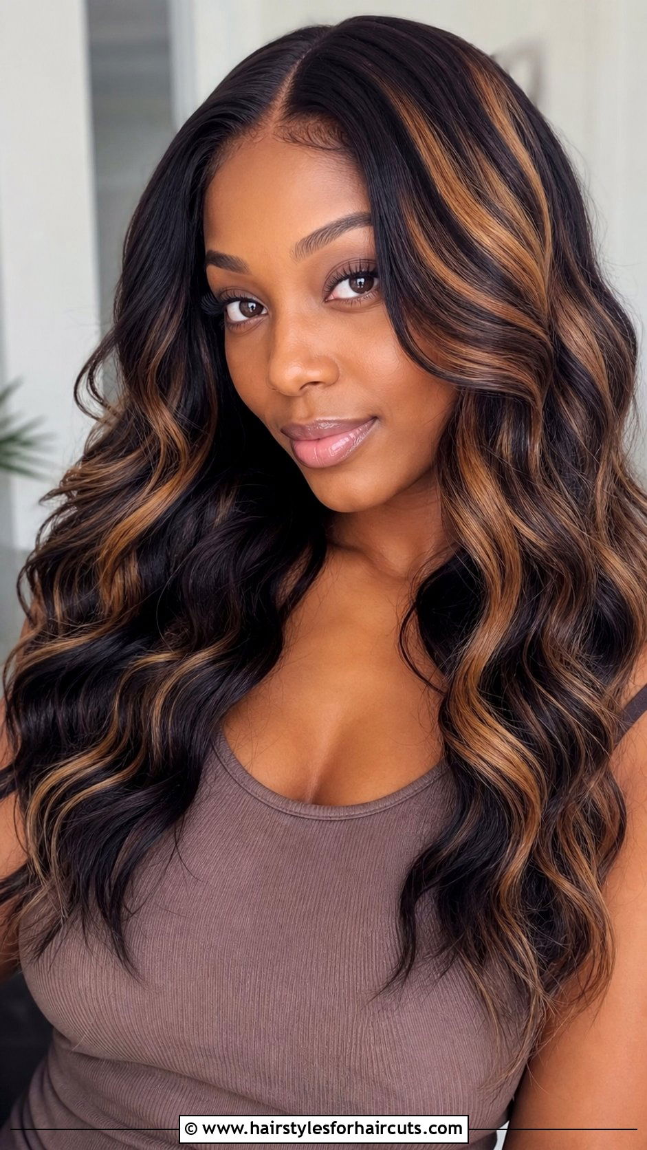 Wavy Weave With Highlights - 25 wavy weave hairstyles for black hair - 25 wavy weave hairstyles for black hair