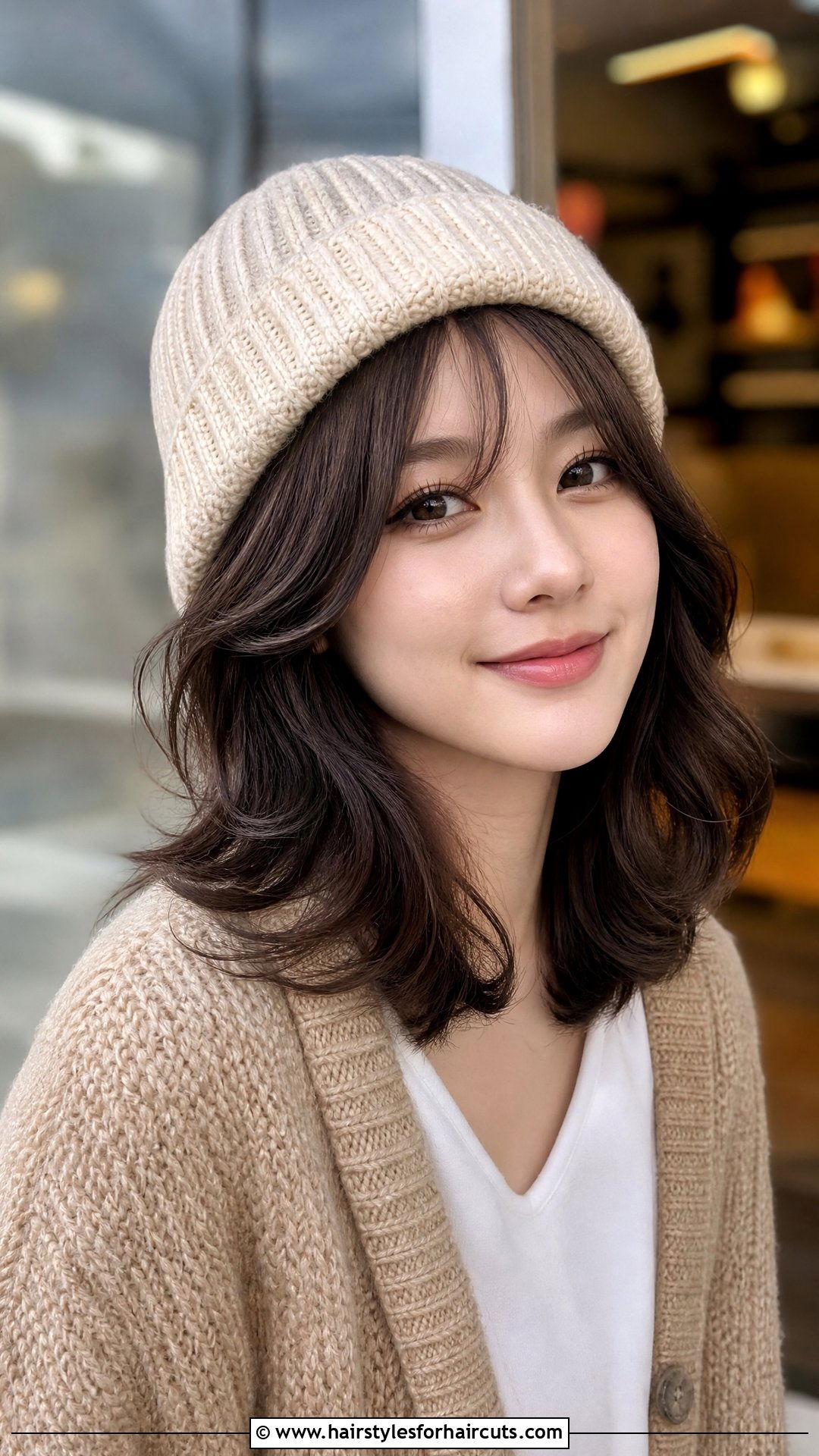 Wavy Wings Haircut With Knit Hat - 25 wings haircuts with hat - 25 wings haircuts with hat