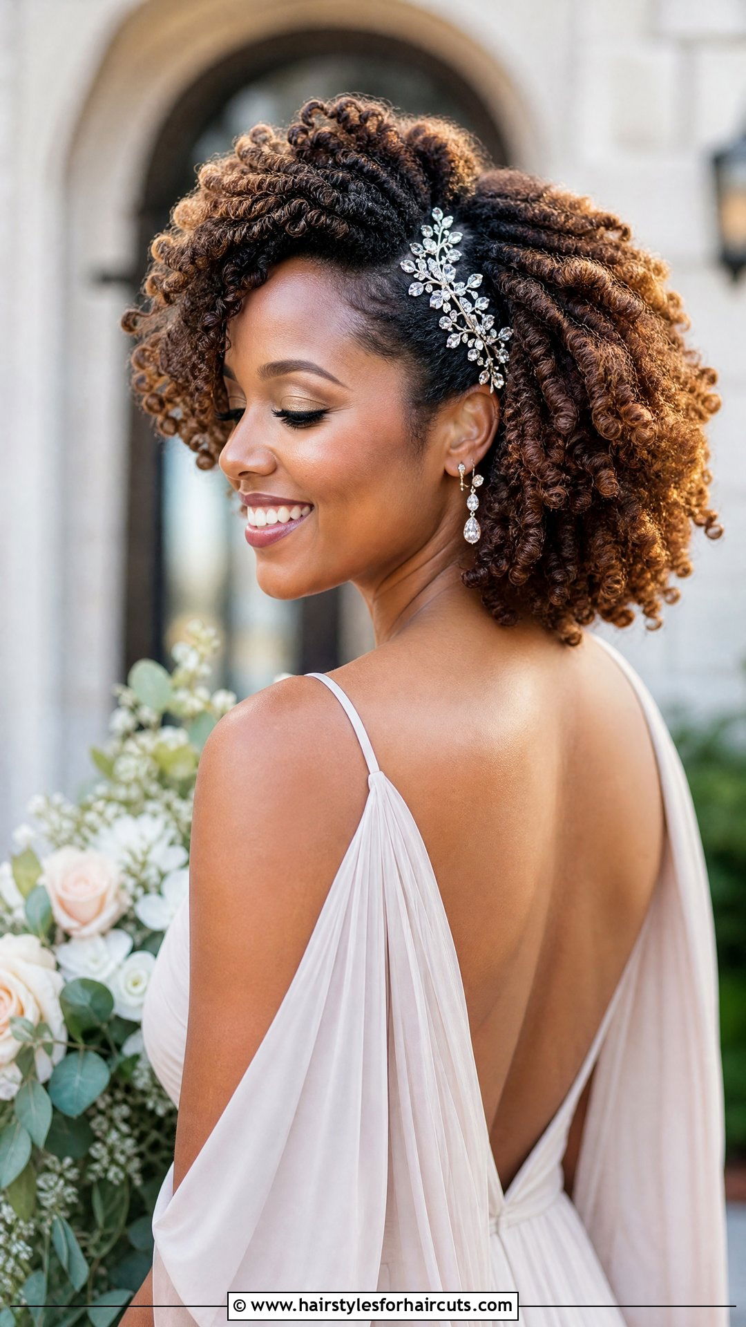 Wedding Afro Twist Out - 25 wedding hairstyles for afro hair - 25 wedding hairstyles for afro hair