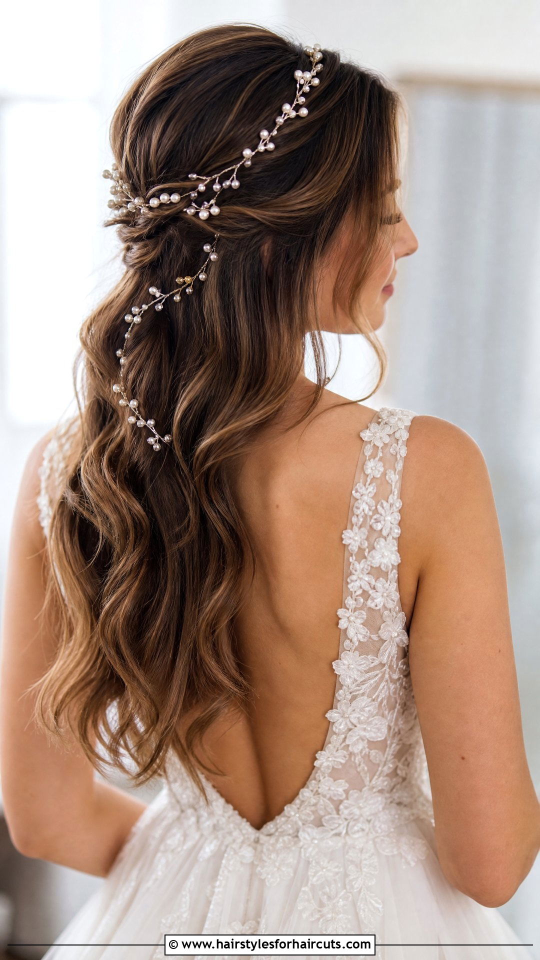 Wedding Hair With Pearl Vine - 25 pearl hairstyles - 25 pearl hairstyles