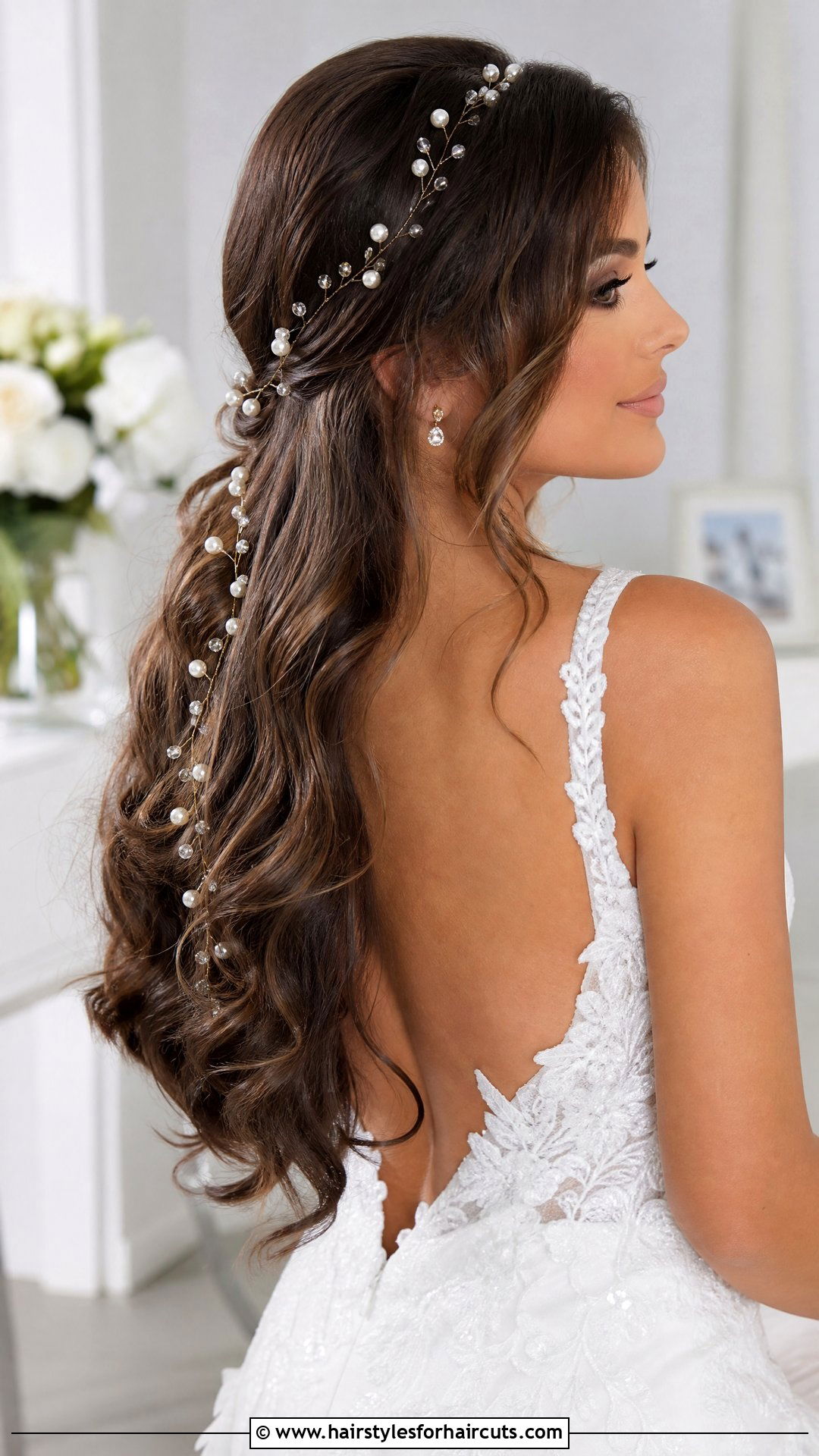 Wedding Hairdown With Pearls - 25 hairstyles with pearls - 25 hairstyles with pearls