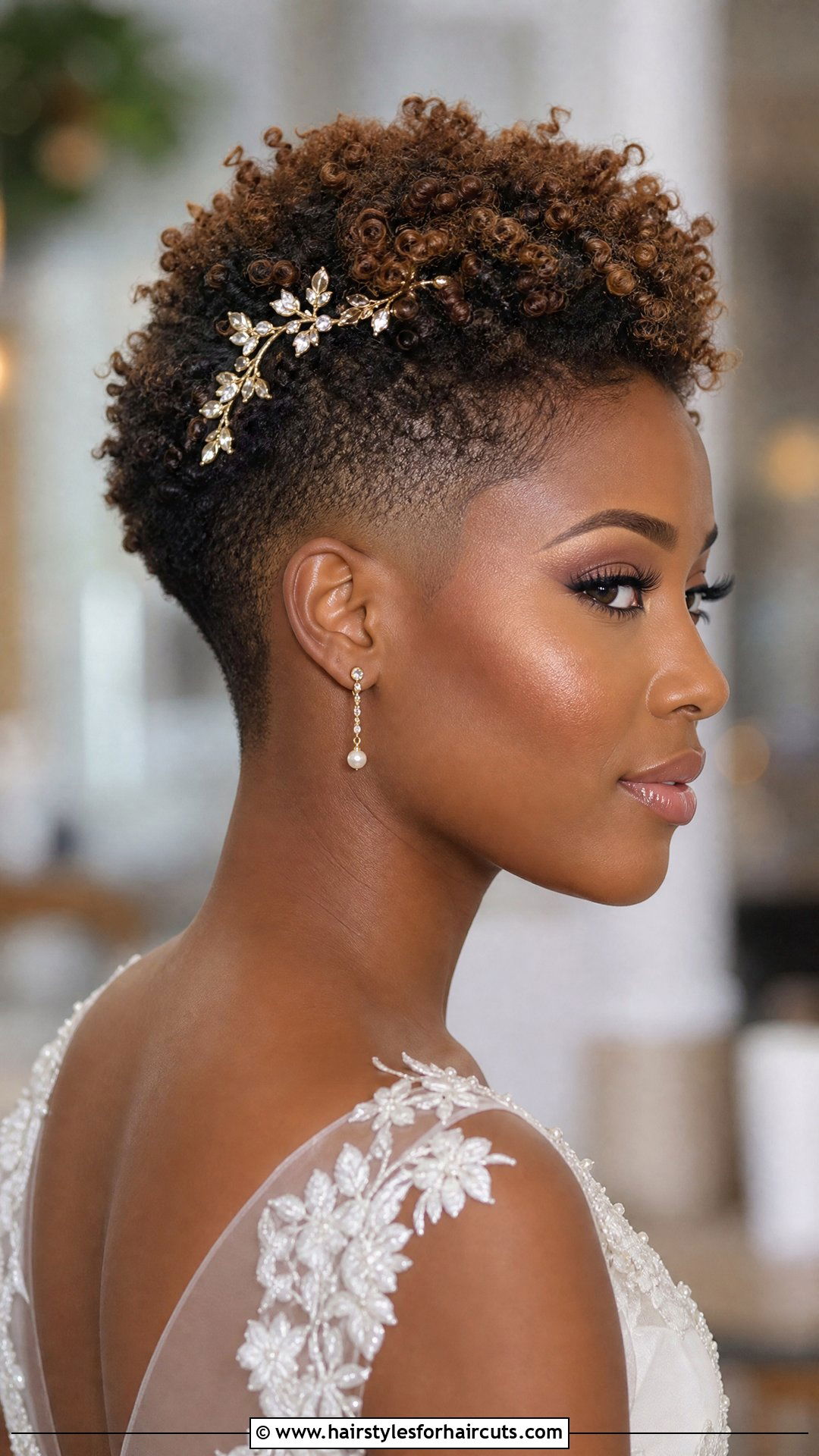 Wedding Tapered Afro Cut - 25 wedding hairstyles for afro hair - 25 wedding hairstyles for afro hair