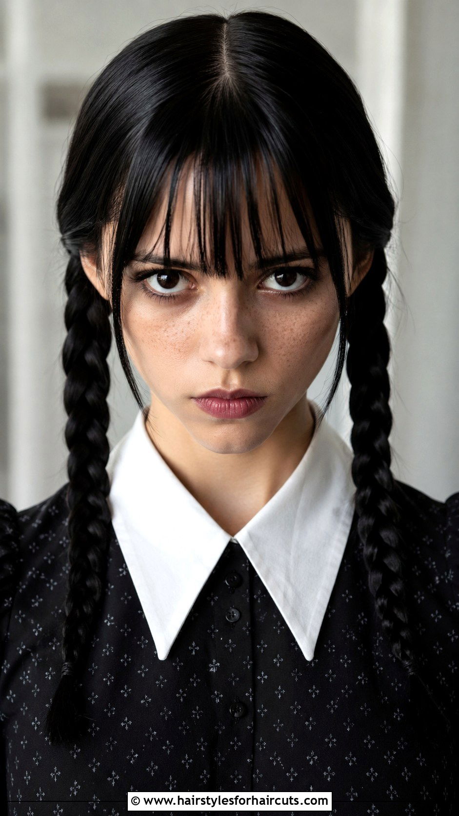 Wednesday Addams Braids - 25 long hair halloween hairstyles - 25 long hair halloween hairstyles