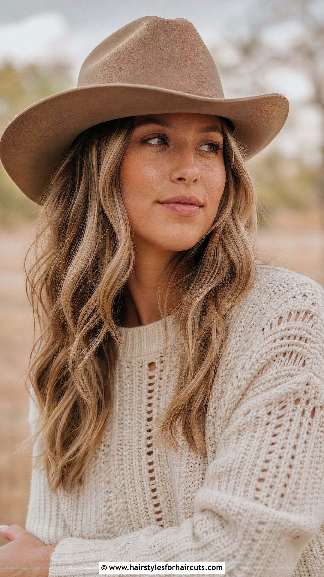 Western Hat Hair Down Hairstyle - 25 western hairstyles - 25 western hairstyles