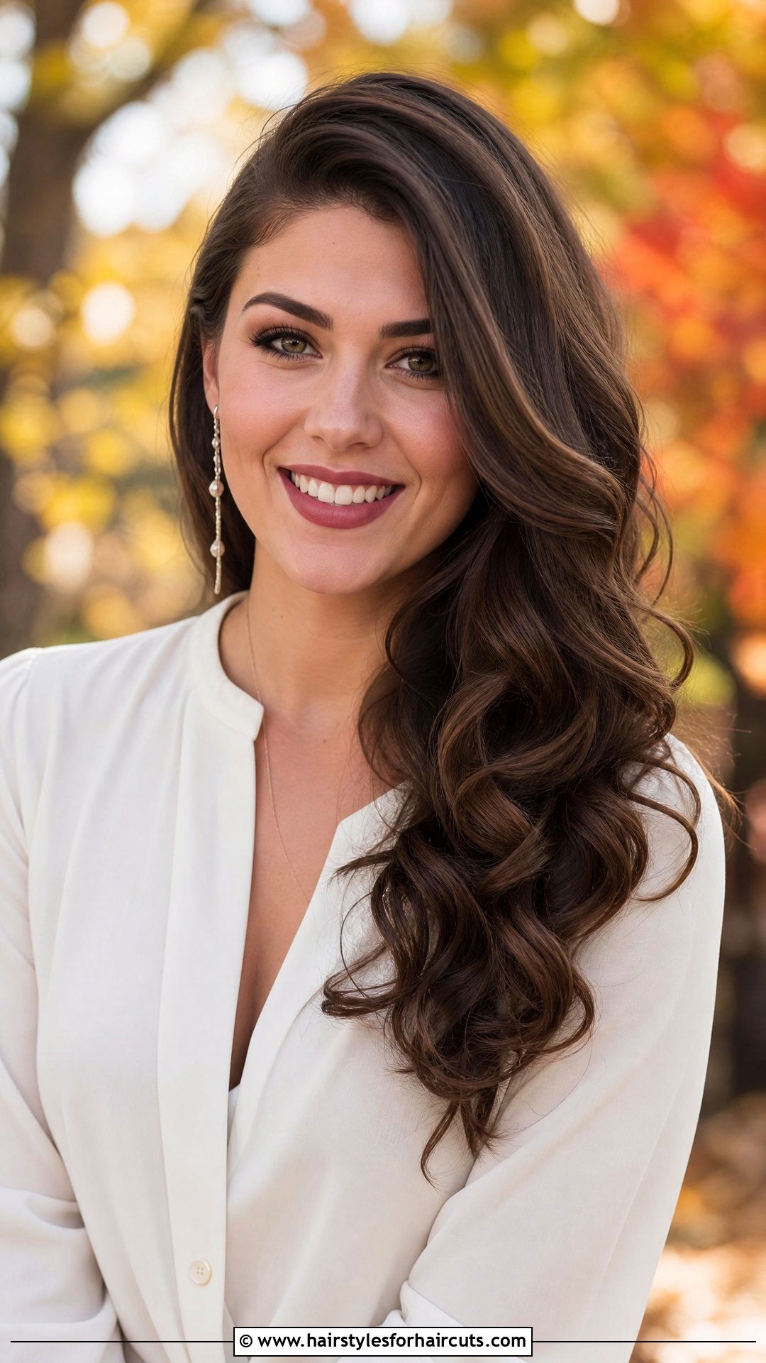 Western Side Swept Curls - 25 western hairstyles for long hair - 25 western hairstyles for long hair