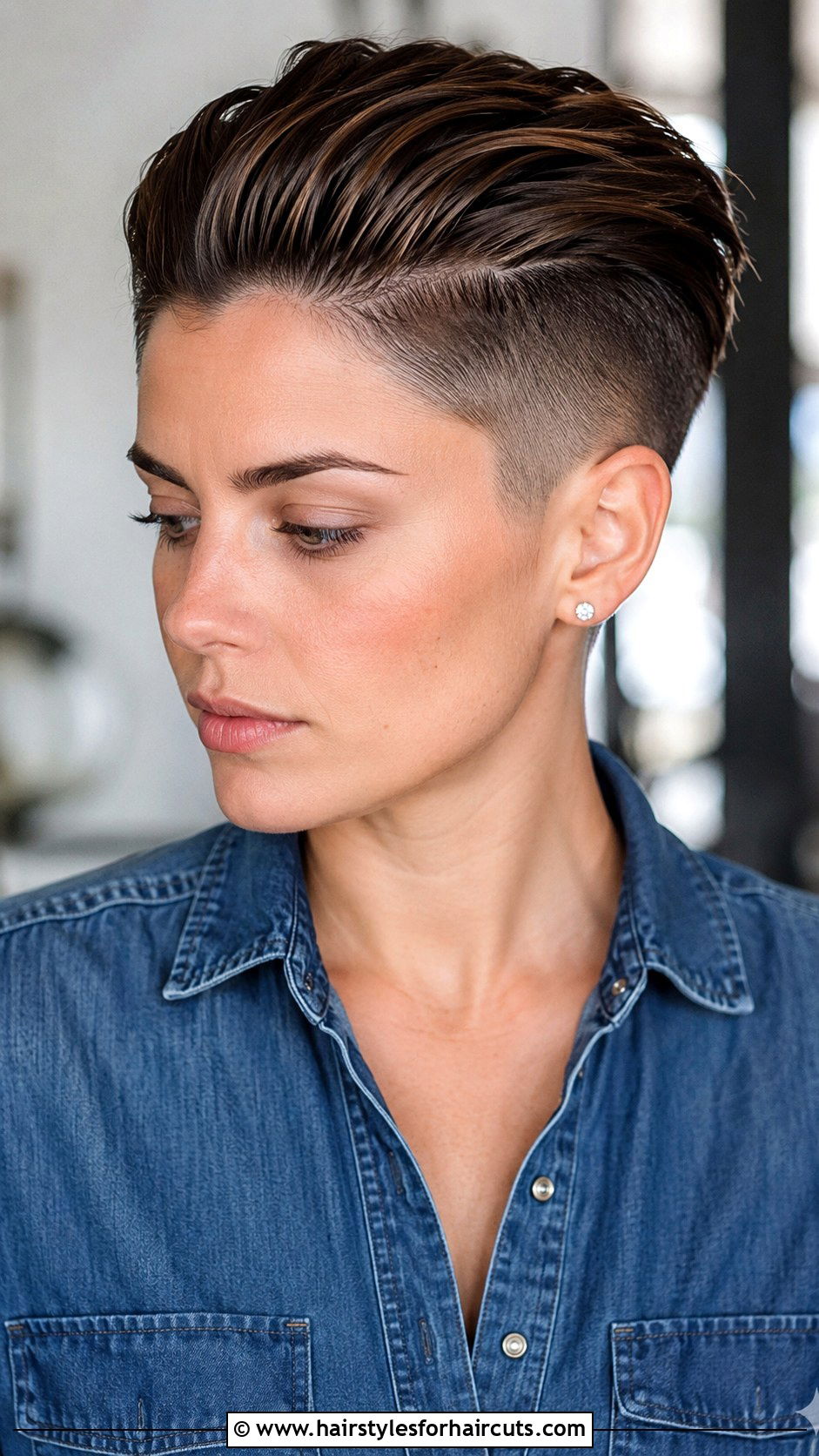 Western Undercut Pixie - 25 cowgirl hairstyles for short hair - 25 cowgirl hairstyles for short hair