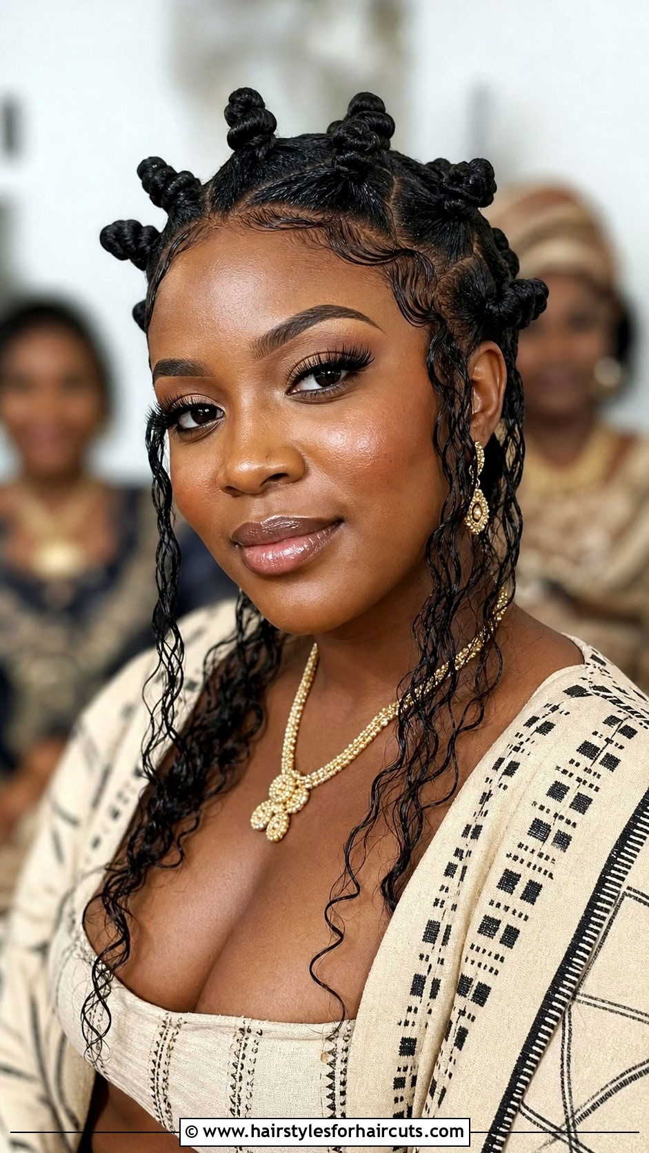 Wet And Wavy Bantu Knots - 25 wet and wavy hairstyles for black hair - 25 wet and wavy hairstyles for black hair