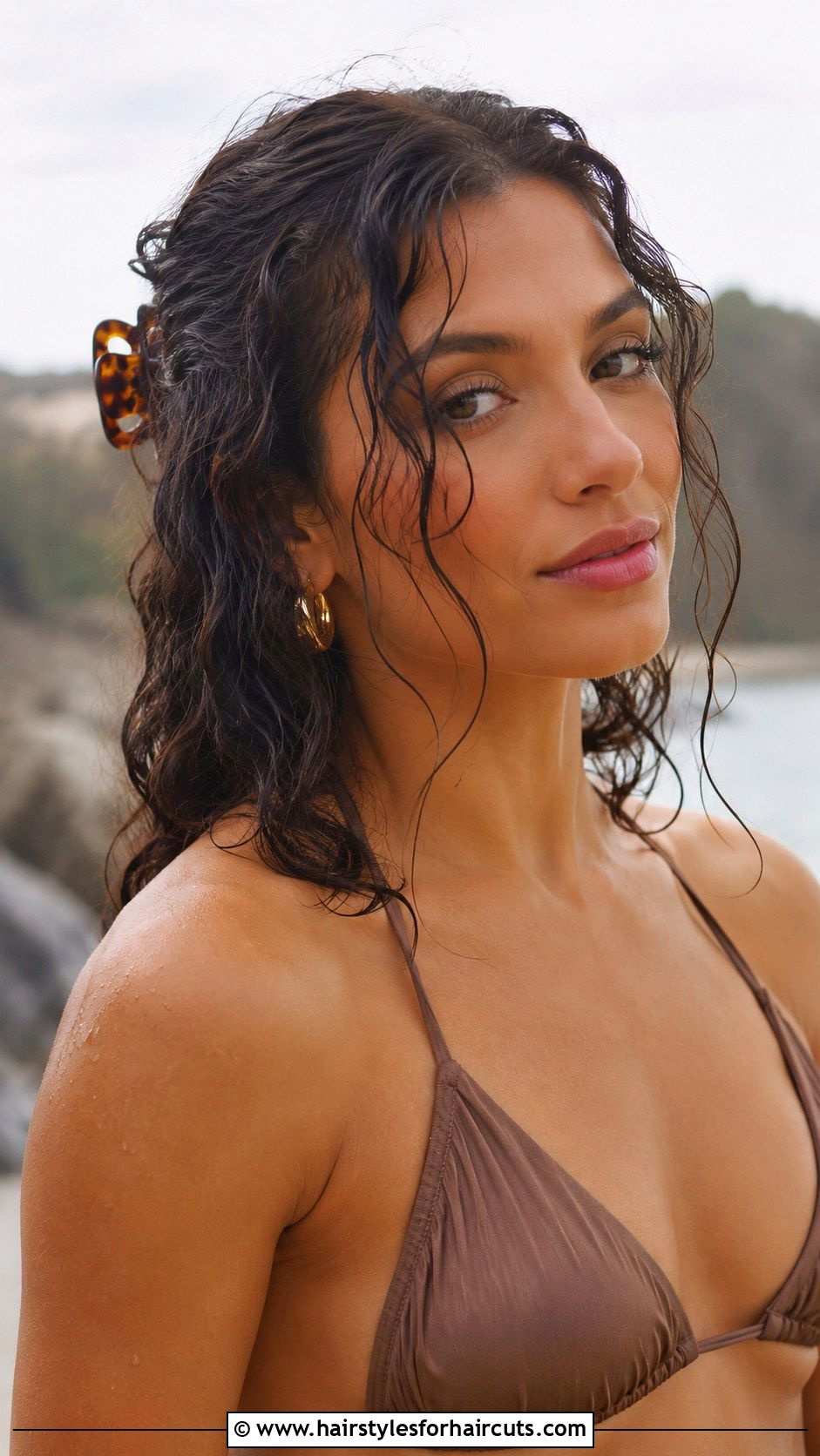 Wet And Wavy Clip In Style - 25 clip in hairstyles african american - 25 clip in hairstyles african american