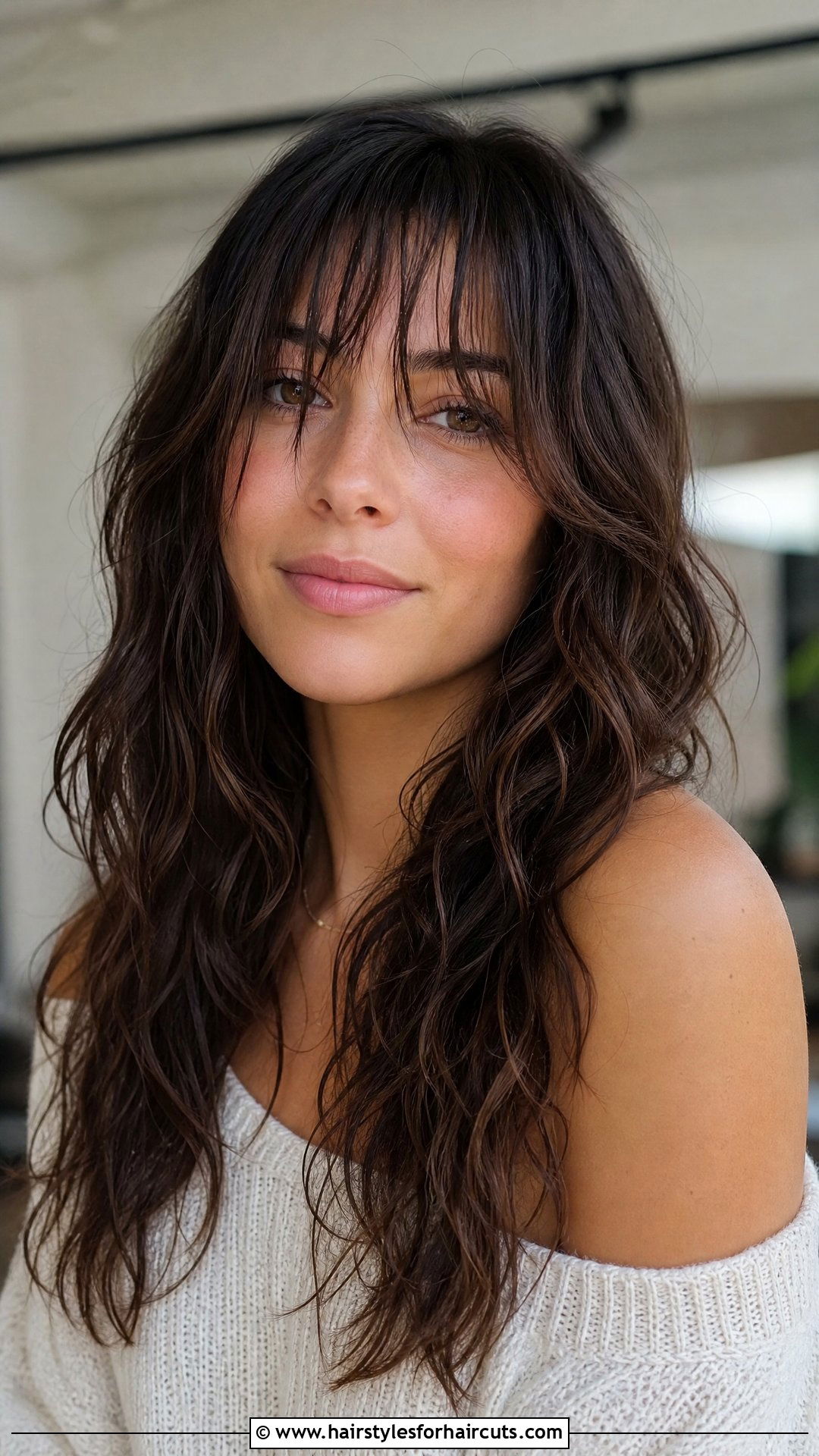 Wet And Wavy Curtain Bangs Haircut - 25 wet and wavy hairstyles - 25 wet and wavy hairstyles
