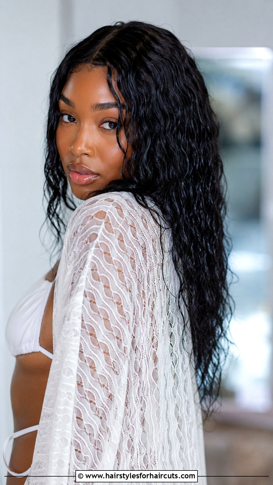 Wet And Wavy Sew In Weave - 25 curly hair weave hairstyles - 25 curly hair weave hairstyles
