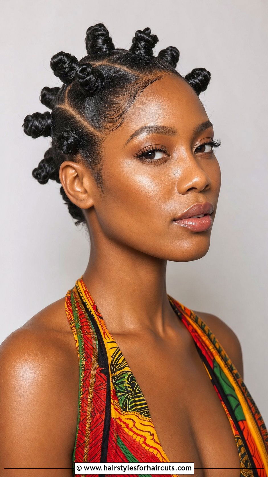 Wet Look Bantu Knots - 25 wet look hairstyles for black hair - 25 wet look hairstyles for black hair