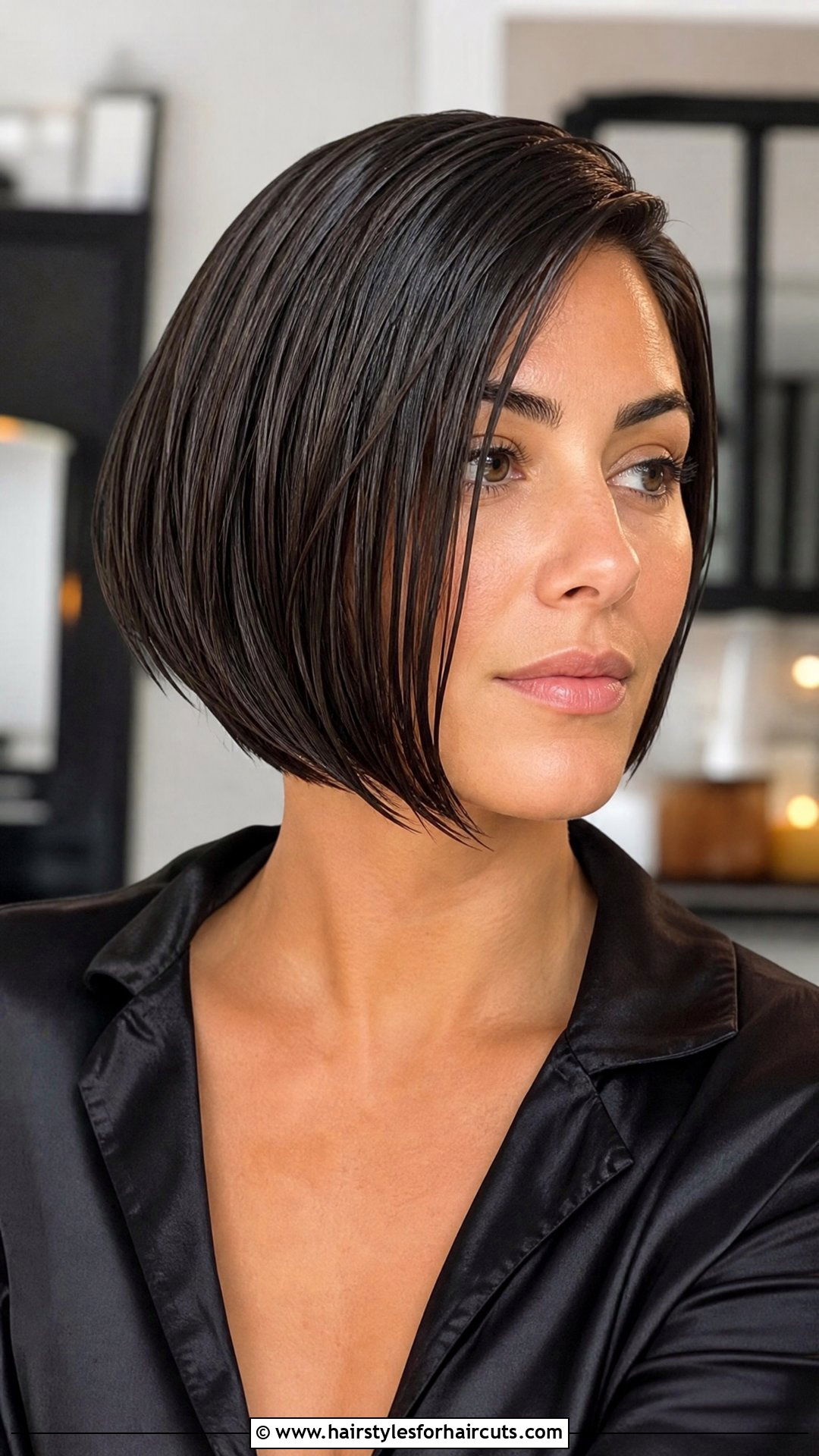 Wet Look Bob - 25 wet hairstyles - 25 wet hairstyles