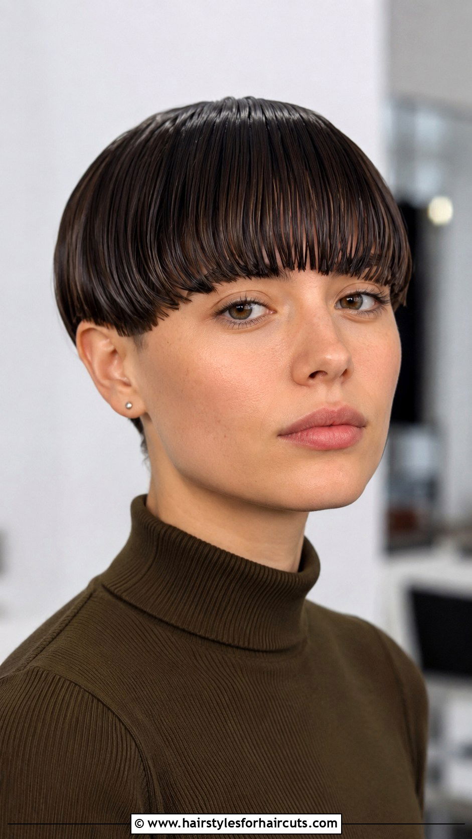 Wet Look Bowl Cut - 25 wet hairstyles for short hair - 25 wet hairstyles for short hair