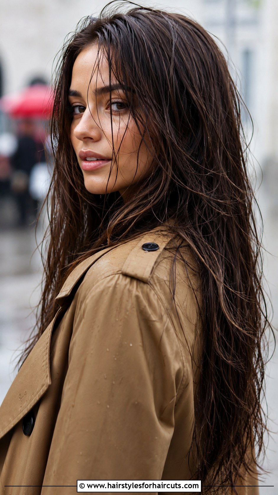 Wet Look Layered Long Hair - 25 cute wet hair hairstyles - 25 cute wet hair hairstyles