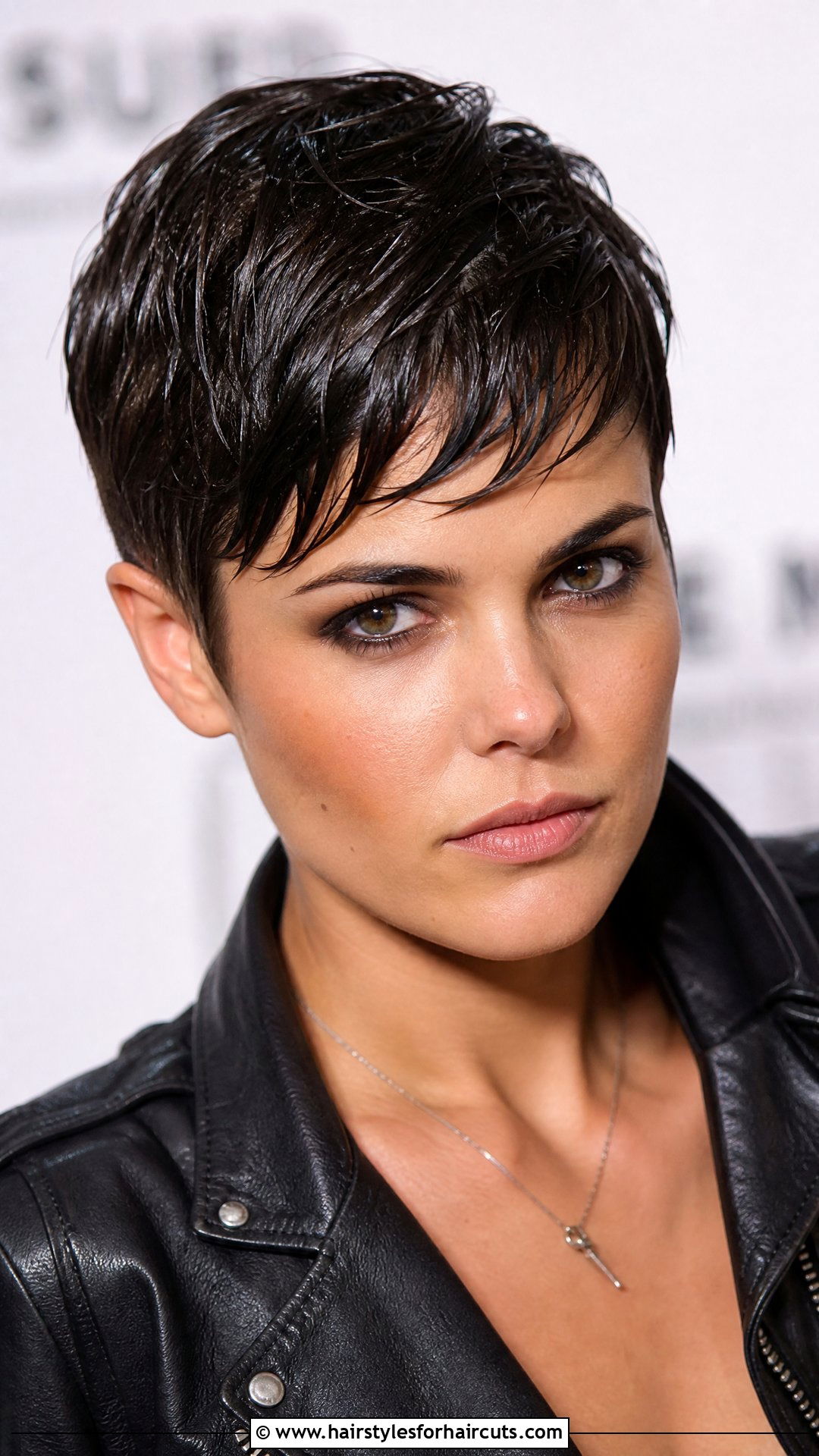 Wet Look Pixie Cut - 25 wet hairstyles - 25 wet hairstyles