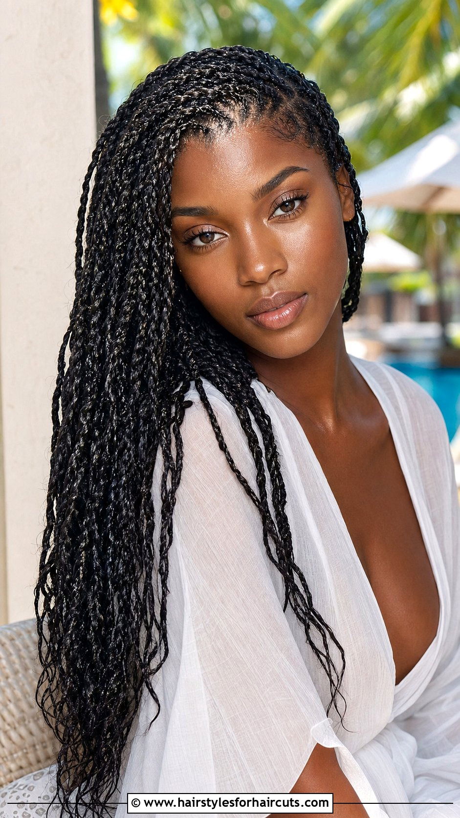 Wet Look Senegalese Twists - 25 wet look hairstyles for black hair - 25 wet look hairstyles for black hair
