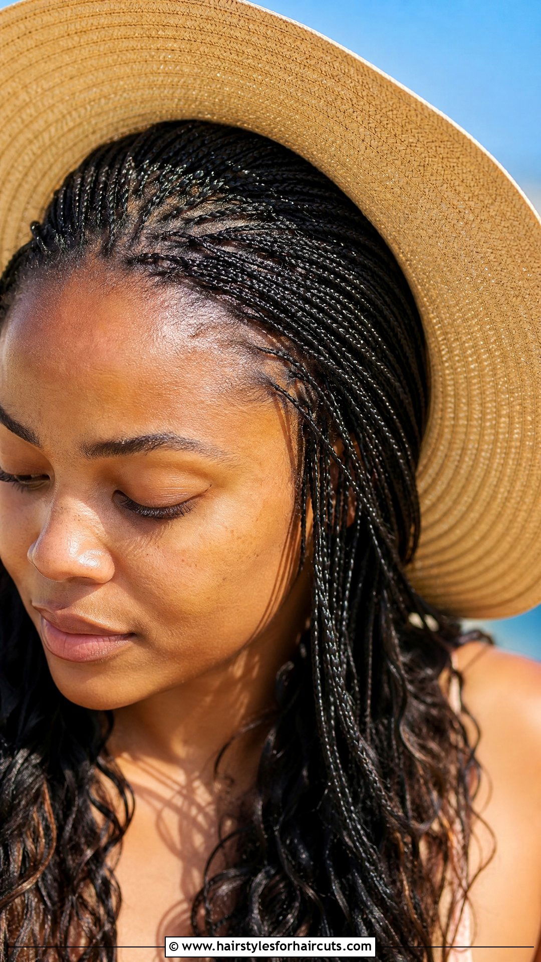 Wet Micro Braids - 25 wet hairstyles - 25 wet hairstyles