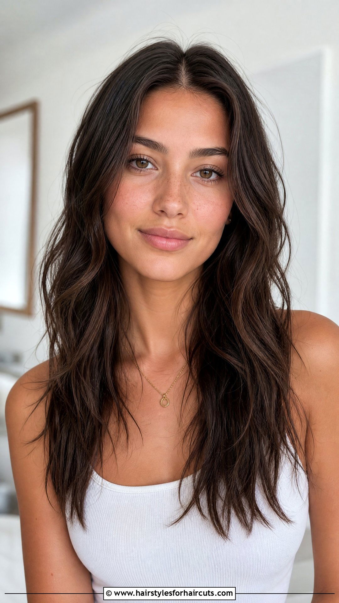 Wet Set Middle Part Waves - 25 wet set hairstyles for black hair - 25 wet set hairstyles for black hair
