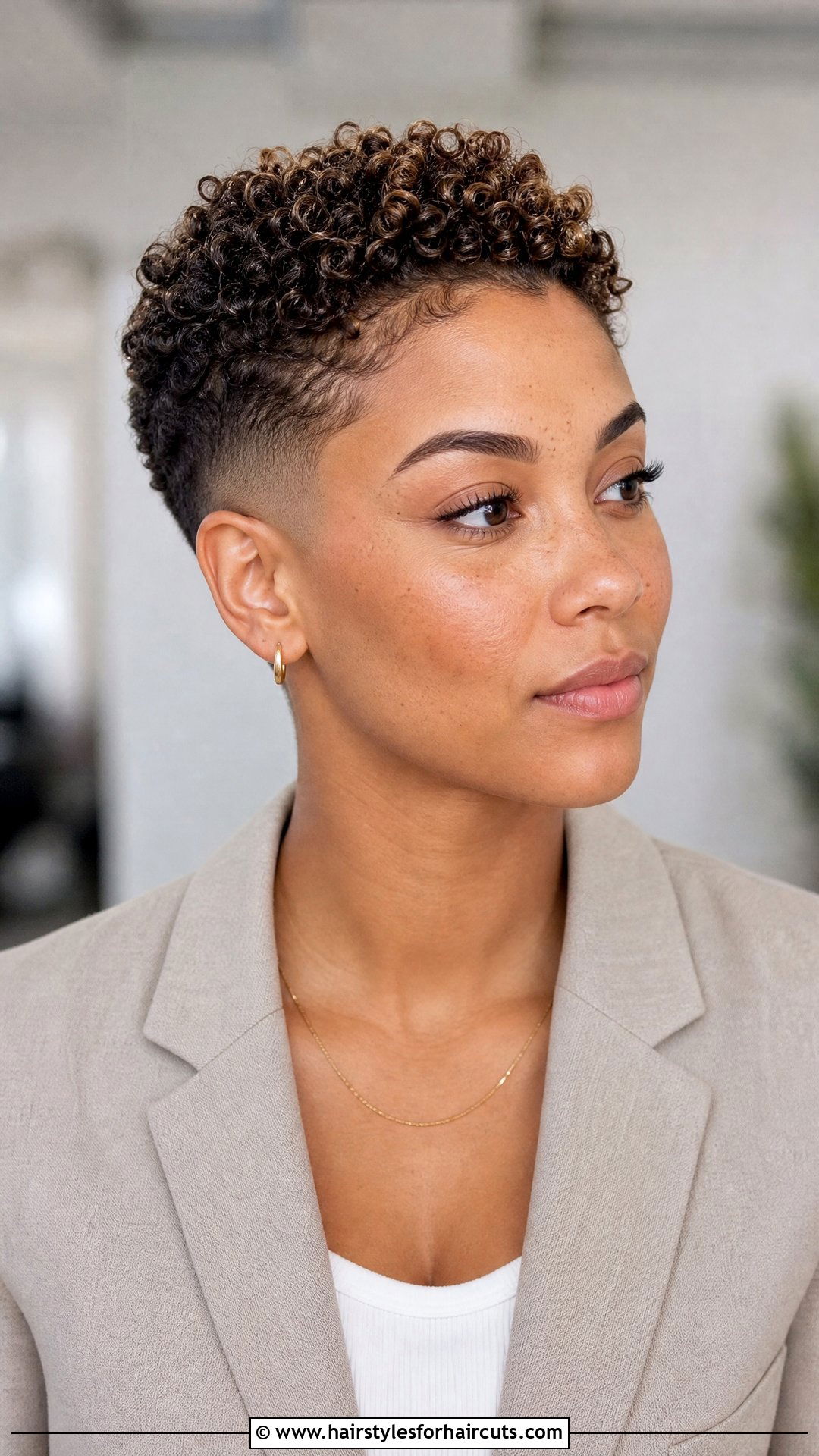 Wet Set Short Tapered Curls - 25 wet set hairstyles for black hair - 25 wet set hairstyles for black hair