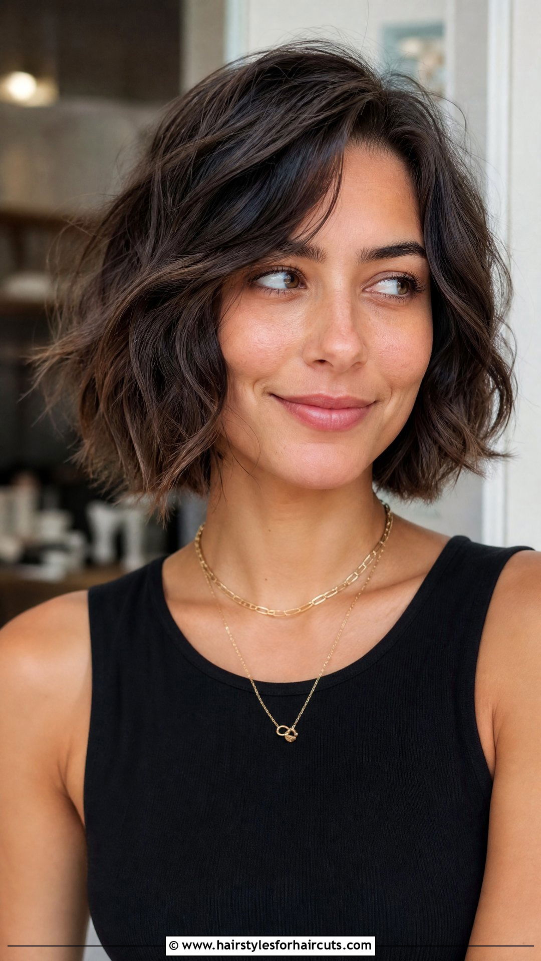 Wet Set Textured Bob - 25 wet set hairstyles for black hair - 25 wet set hairstyles for black hair