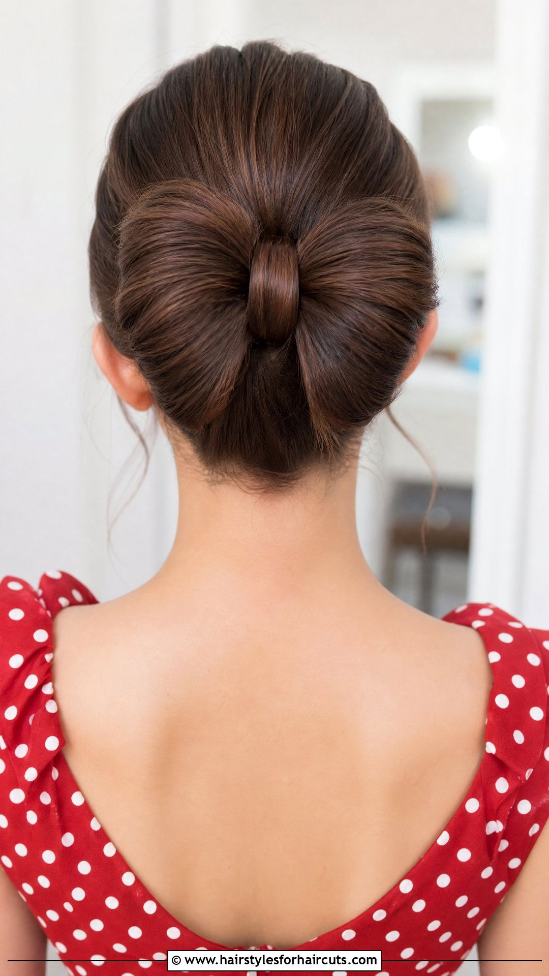 Whimsical Bow Bun Hairstyle - 25 whimsical hairstyles - 25 whimsical hairstyles
