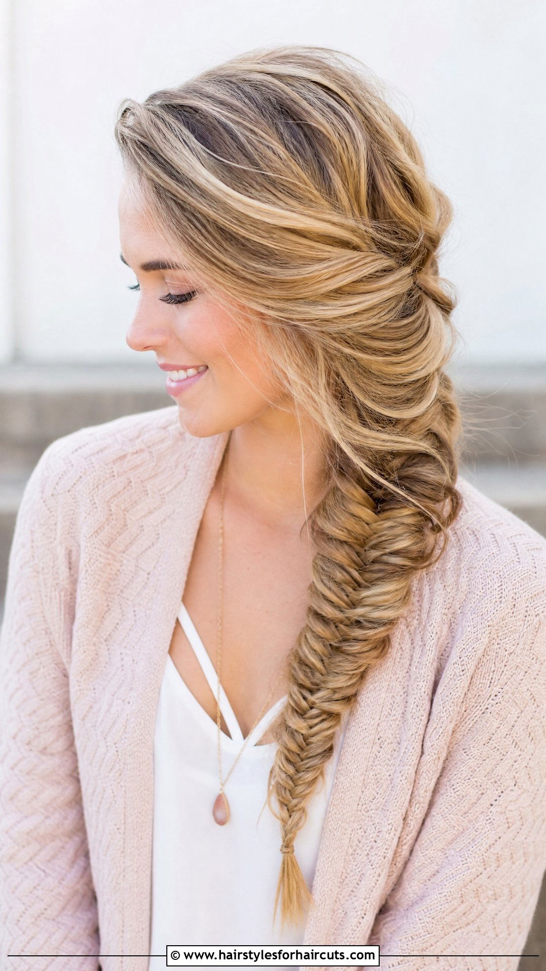 Whimsical Fishtail Braid Hairstyle - 25 whimsical hairstyles - 25 whimsical hairstyles