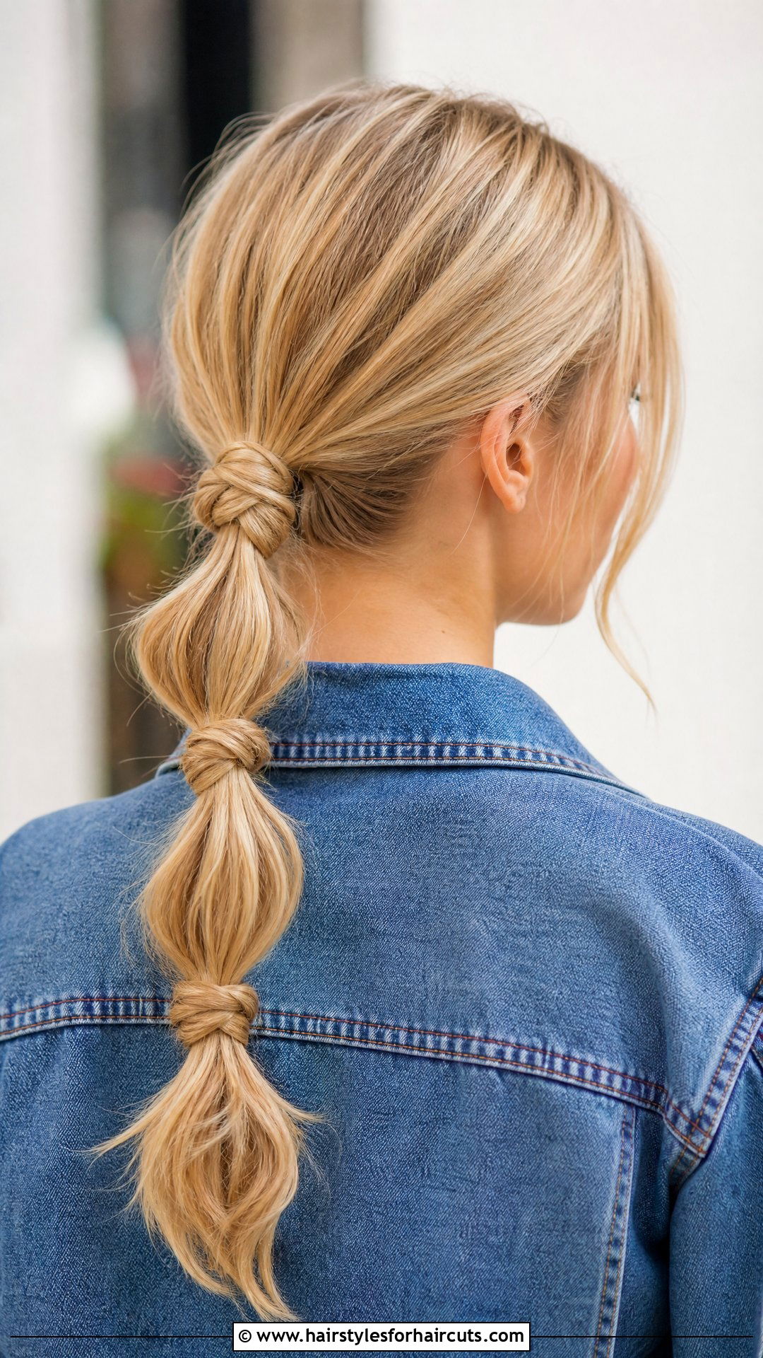 Whimsical Knotted Ponytail Hairstyle - 25 whimsical hairstyles - 25 whimsical hairstyles