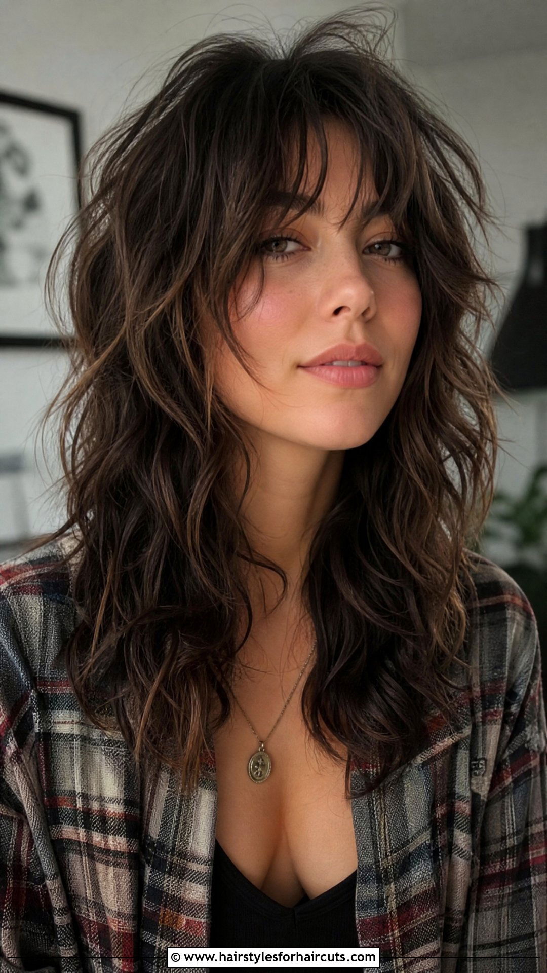 Whimsical Layered Wolf Cut With Waves - 25 whimsical hairstyles - 25 whimsical hairstyles