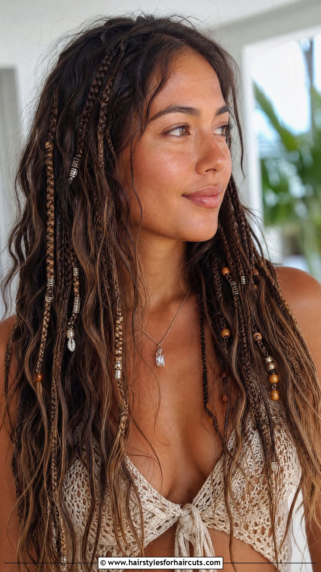 Whimsical Micro Braid Boho Hairstyle - 25 whimsical hairstyles - 25 whimsical hairstyles