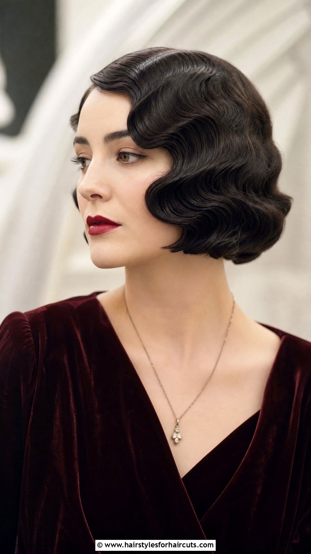 Whimsical Vintage Finger Wave Bob - 25 whimsical hairstyles - 25 whimsical hairstyles
