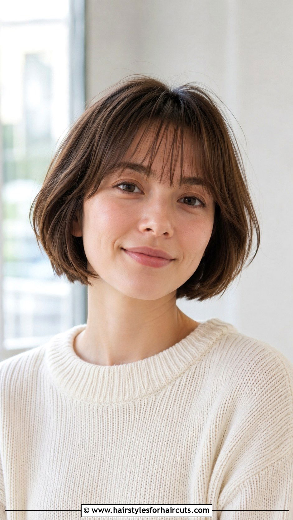 Wispy Bang Bob Haircut - 25 bang haircuts for thin hair - 25 bang haircuts for thin hair