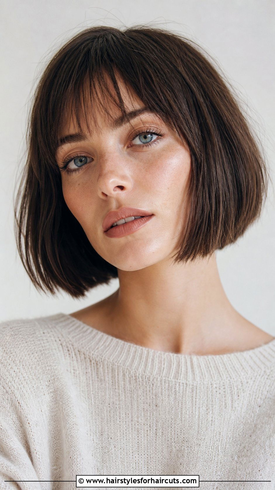 Wispy Bangs Bob - 25 hairstyles thin hair over 50 - 25 hairstyles thin hair over 50