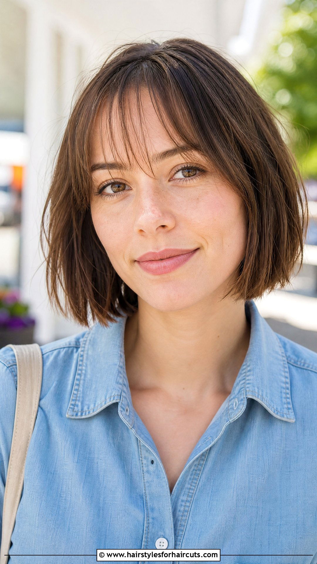 Wispy Bangs Bob - 25 thin hair women hairstyles - 25 thin hair women hairstyles