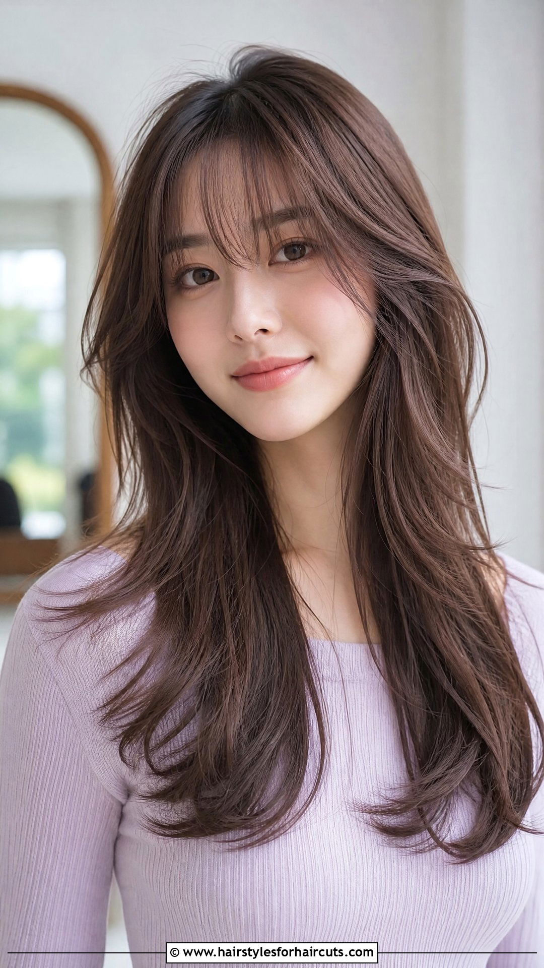 Wispy Bangs Flow Haircut - 25 flow haircuts straight hair - 25 flow haircuts straight hair