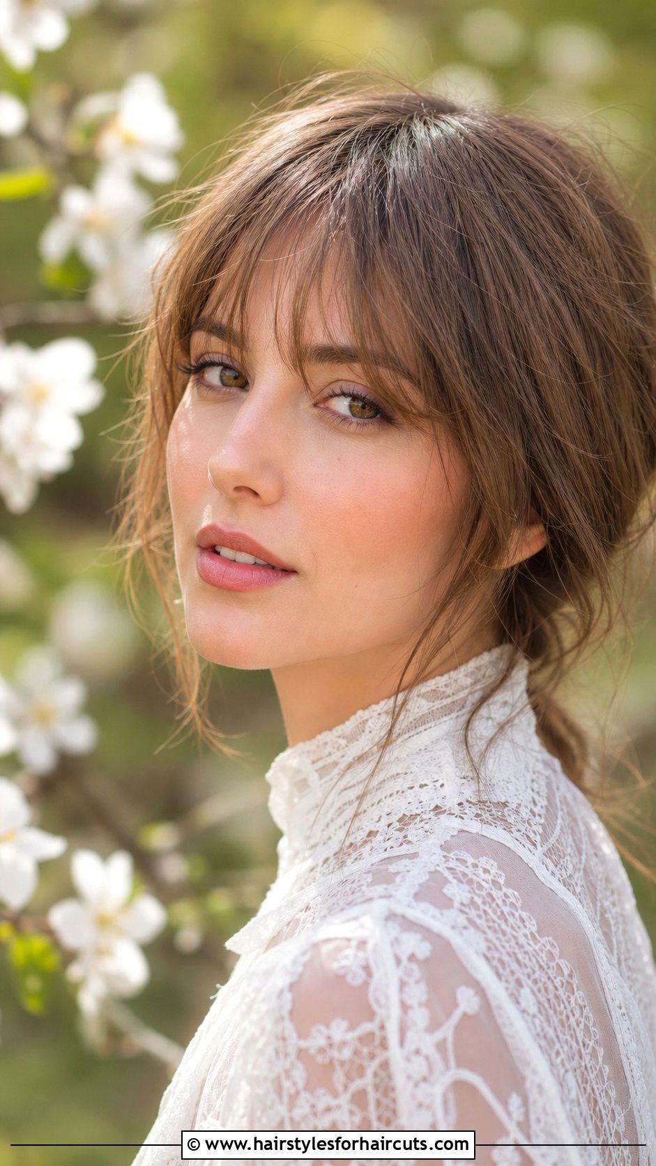 Wispy Bangs Forward Haircut - 25 hair forward haircuts - 25 hair forward haircuts