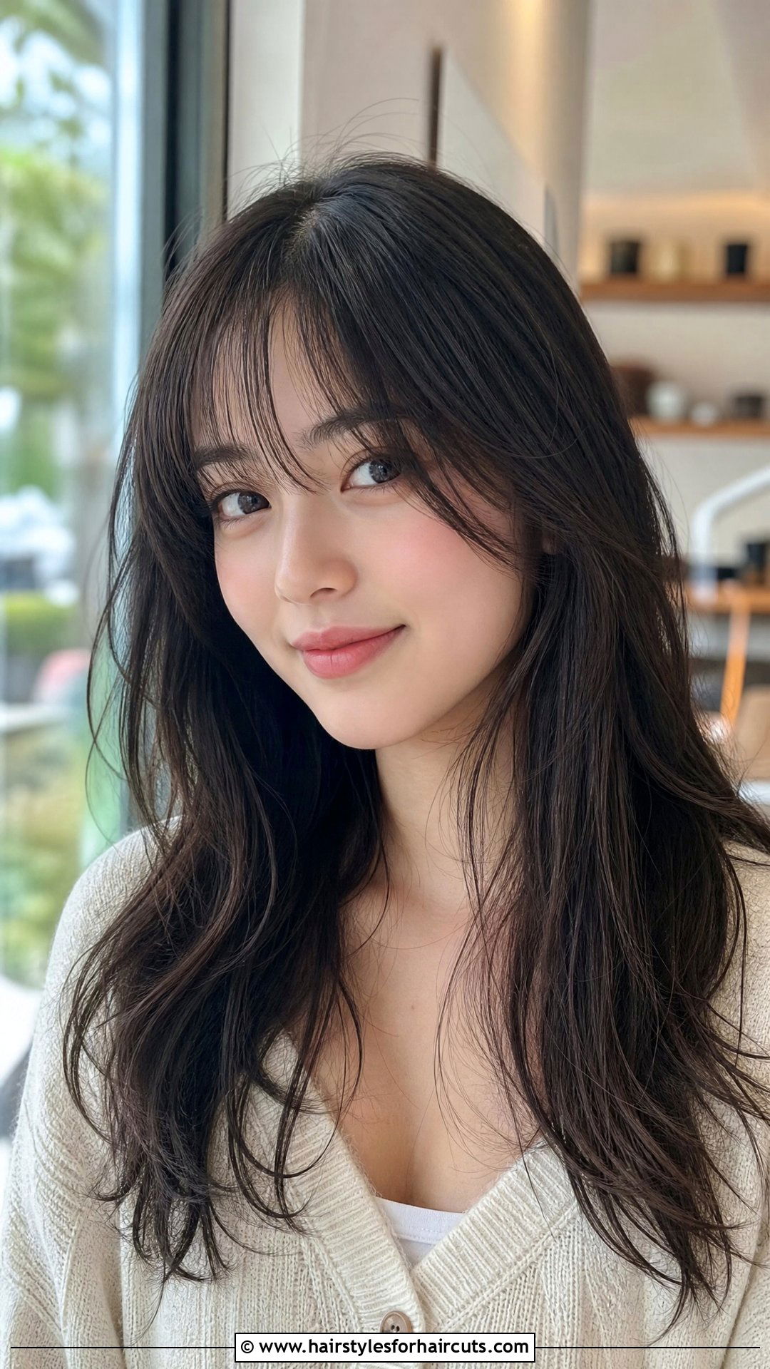 Wispy Bangs Haircut For Dark Hair - 25 haircuts for dark hair - 25 haircuts for dark hair