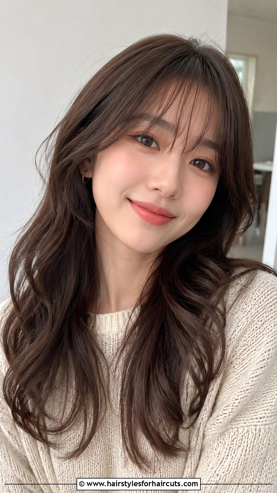 Wispy Bangs Long Wavy Hair - 25 long hair wavy hairstyles - 25 long hair wavy hairstyles