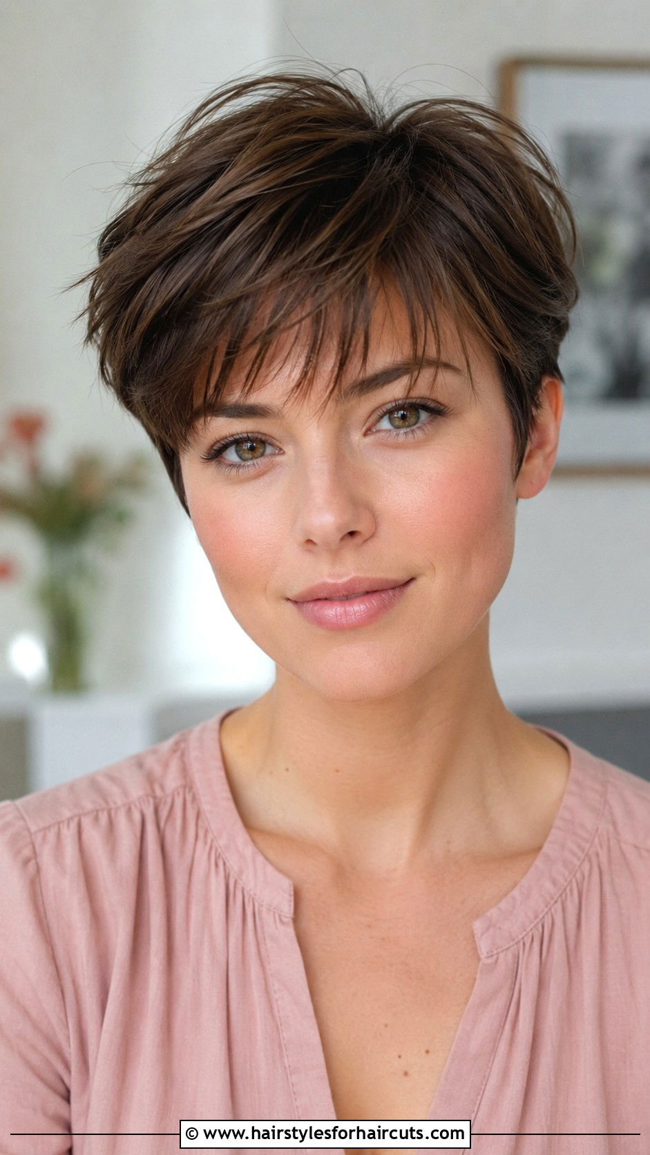 Wispy Bangs Pixie Cut For Heart Shaped Face - 25 face hairstyles - 25 face hairstyles